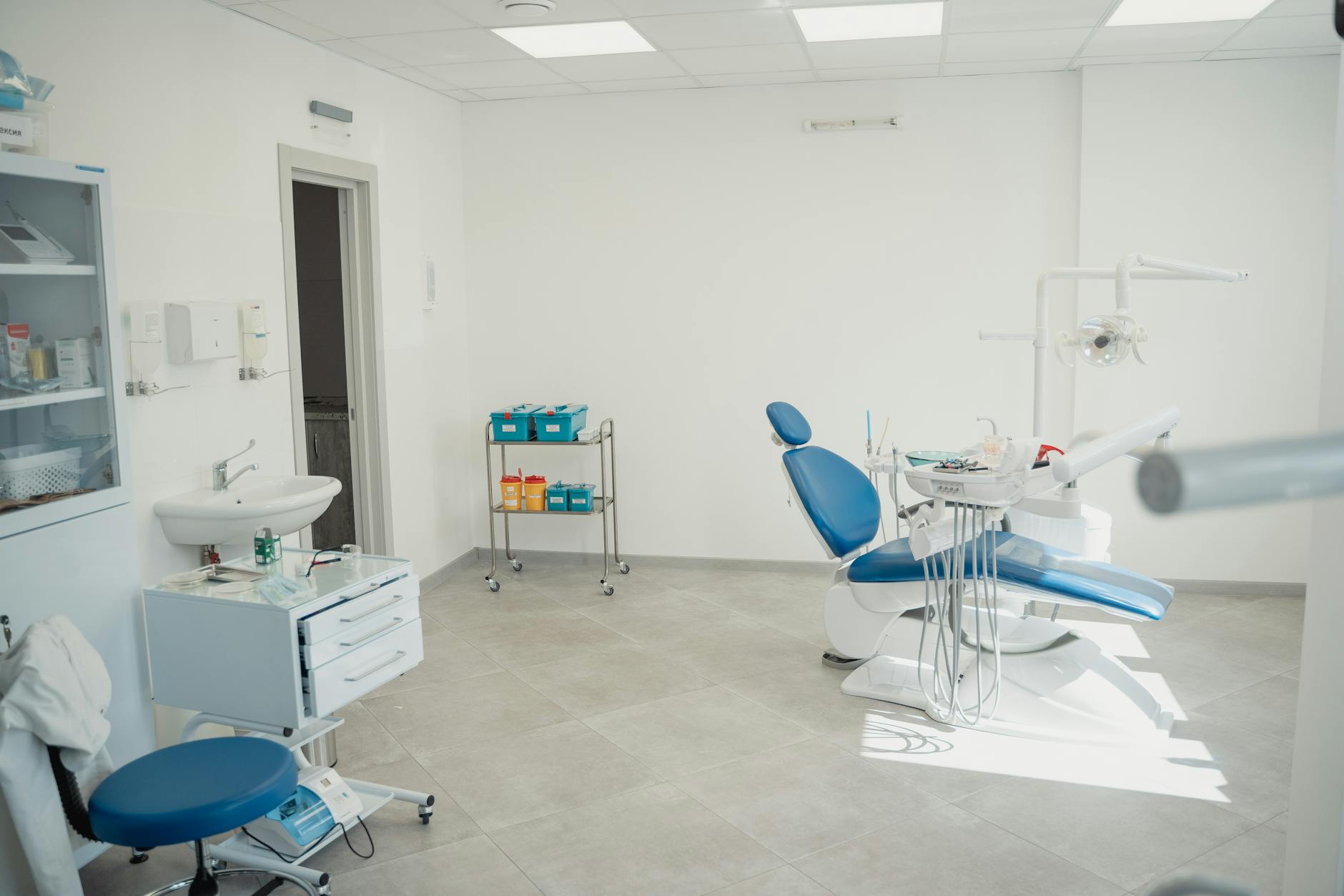 Recepce a čekárna kliniky